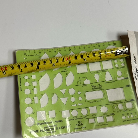 Staedtler Mars professional Home Planning & Layout template - Picture 8 of 9